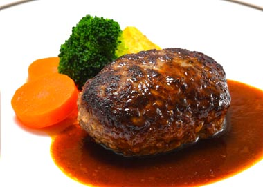 黒毛和牛のハンバーグステーキのイメージ